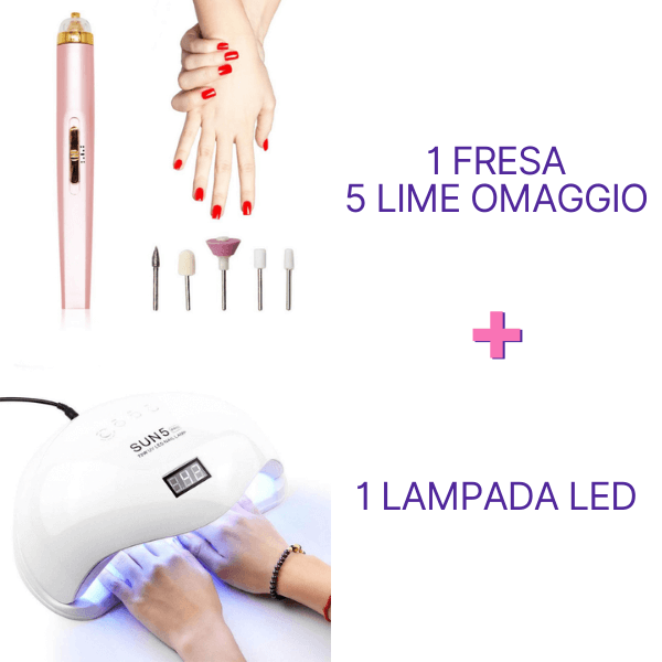 SET COMPLETO: FRESA + LAMPADA LED